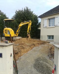 Terrassement Meslay-du-Maine pelle
