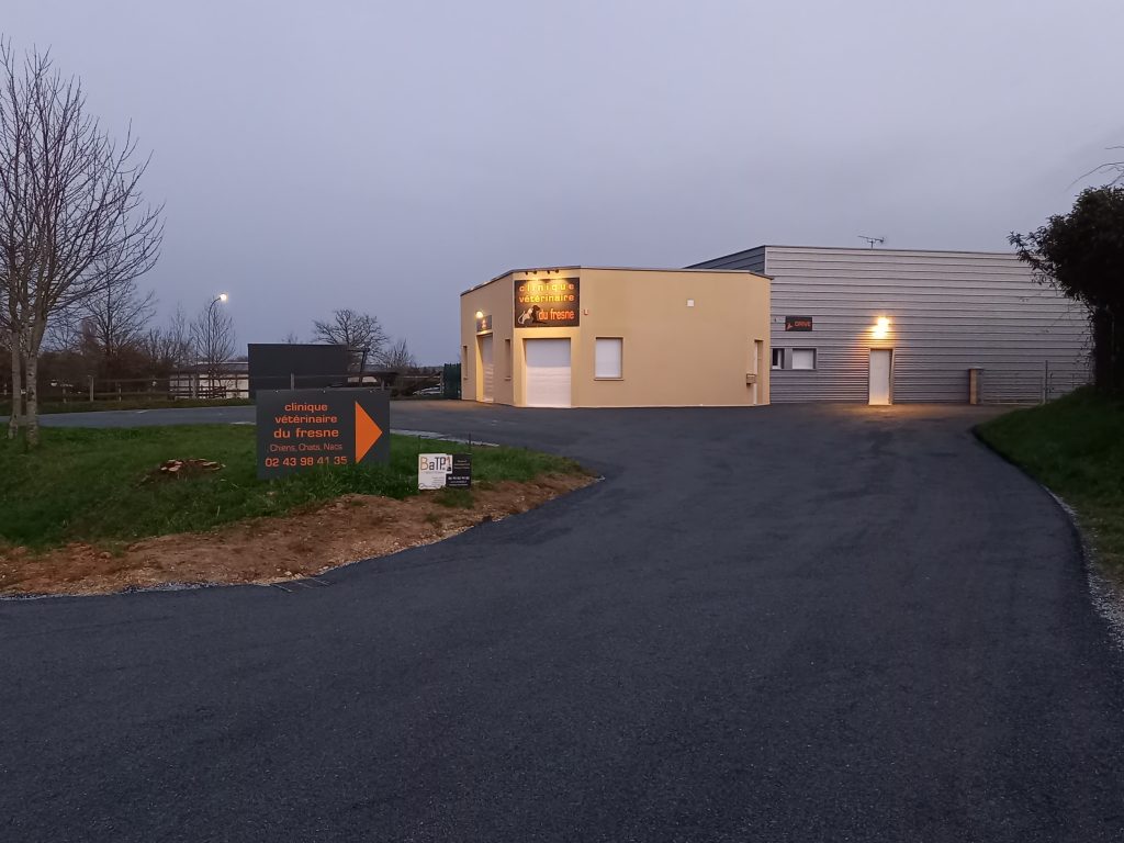parking finition bi-couche